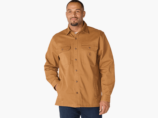 Carhartt Newcastle Shirt Jac Men Carhartt Brown 2XL