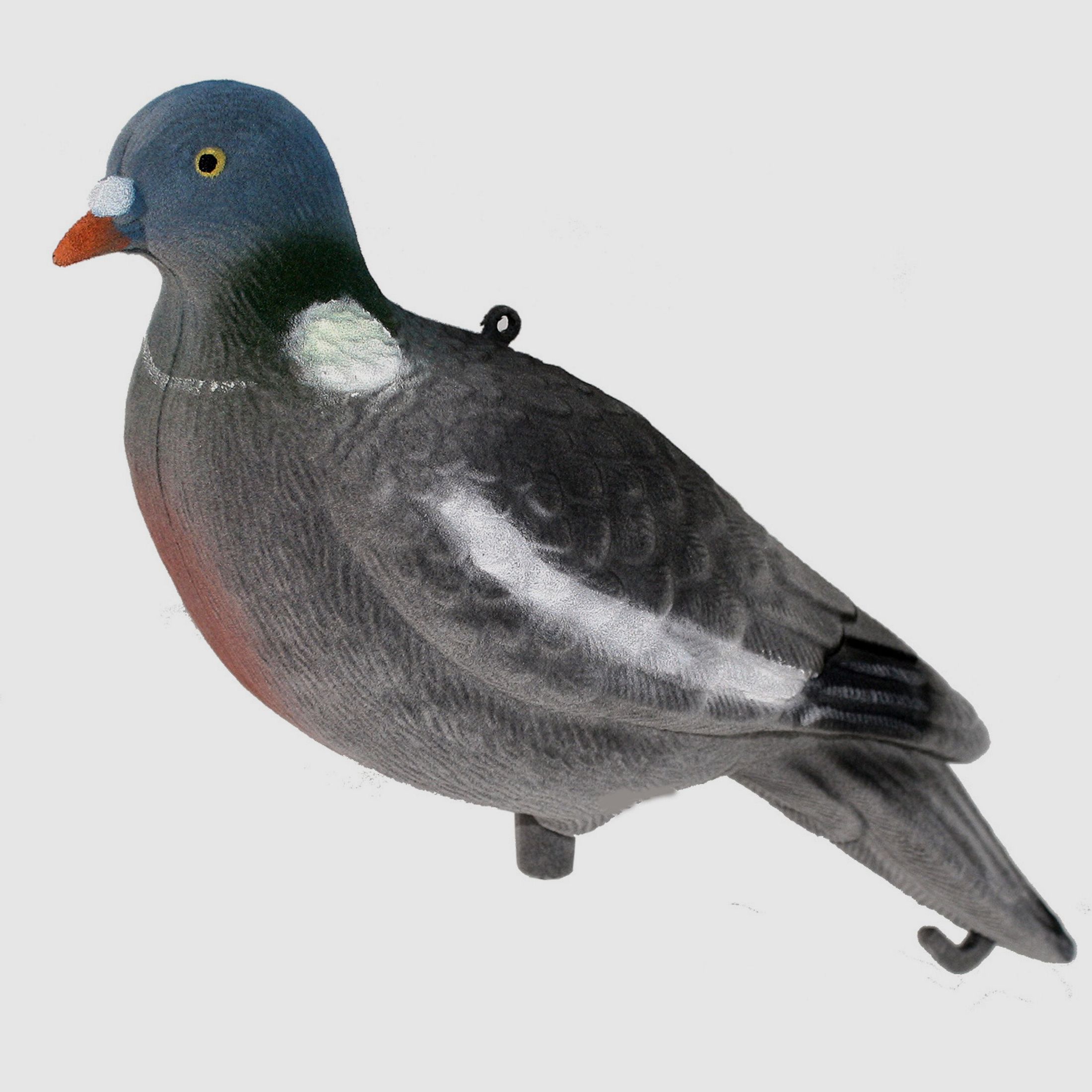 Beflockter Lockvogel Taube