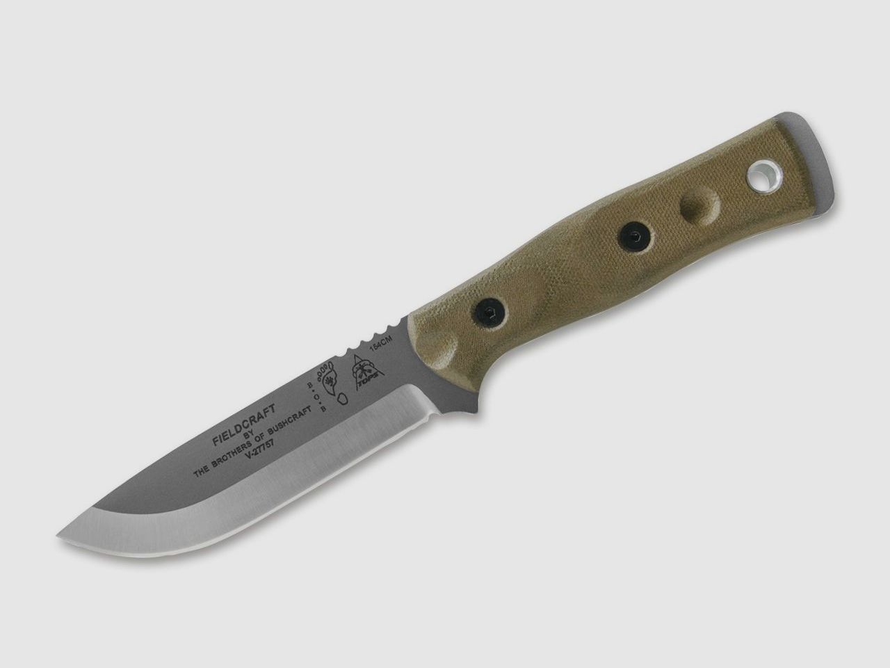 Messer B.O.B. Fieldcraft Green Micarta