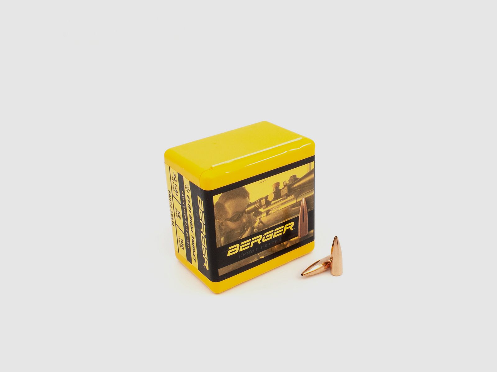 Proiettile Berger .22 FB Target 55GR 100 Pezzi