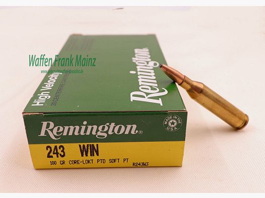 Remington - USA Büchsenpatronen-Konvolut .243Win