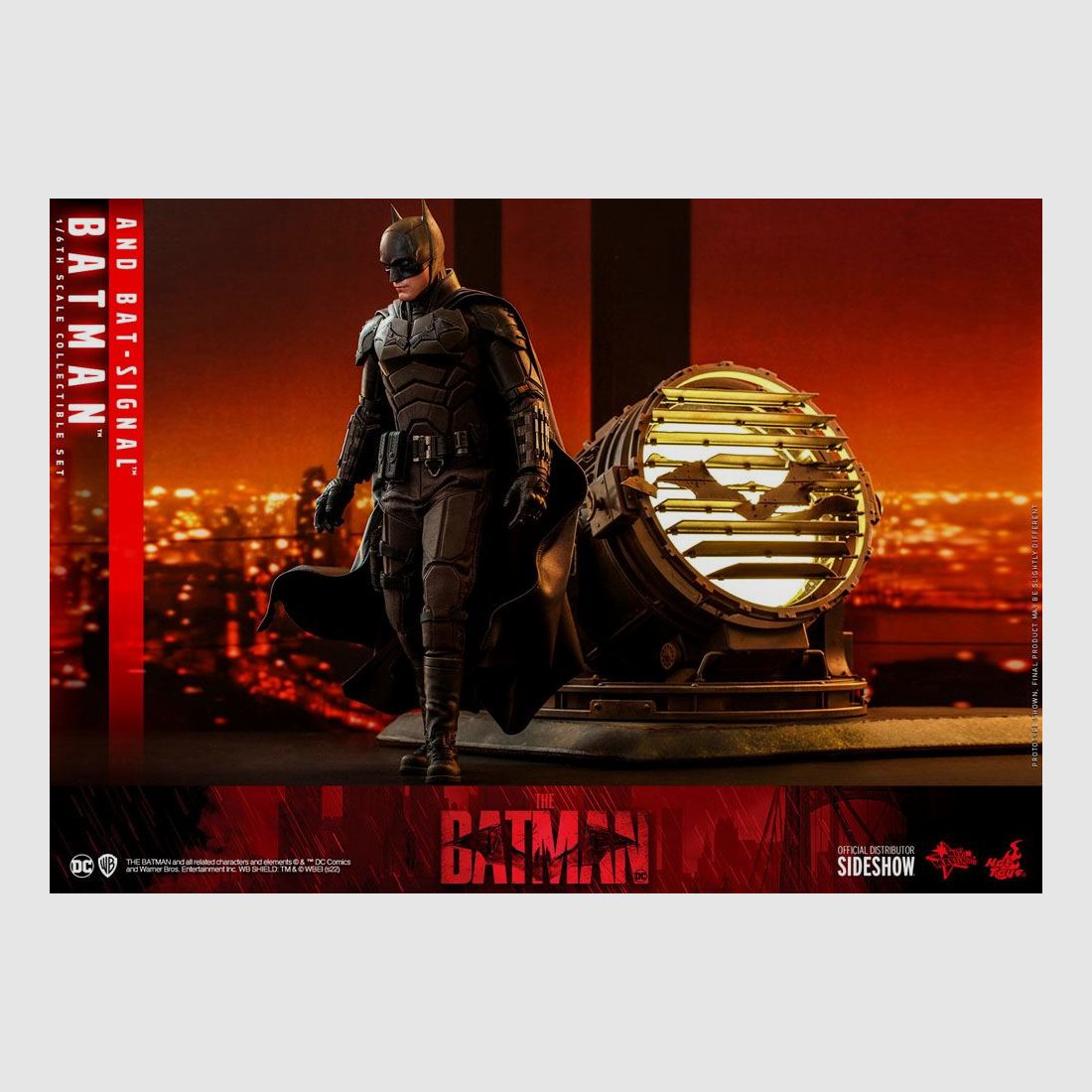 The Batman Movie Masterpiece Actionfigur 1/6 Batman with Bat-Signal 31 cm | 43151