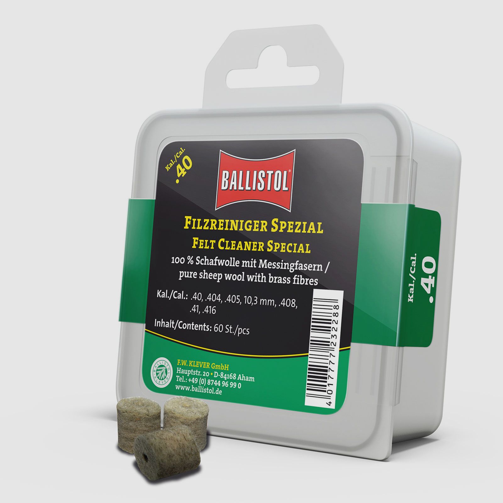 BALLISTOL Filzreiniger Spezial / 60 Stk.