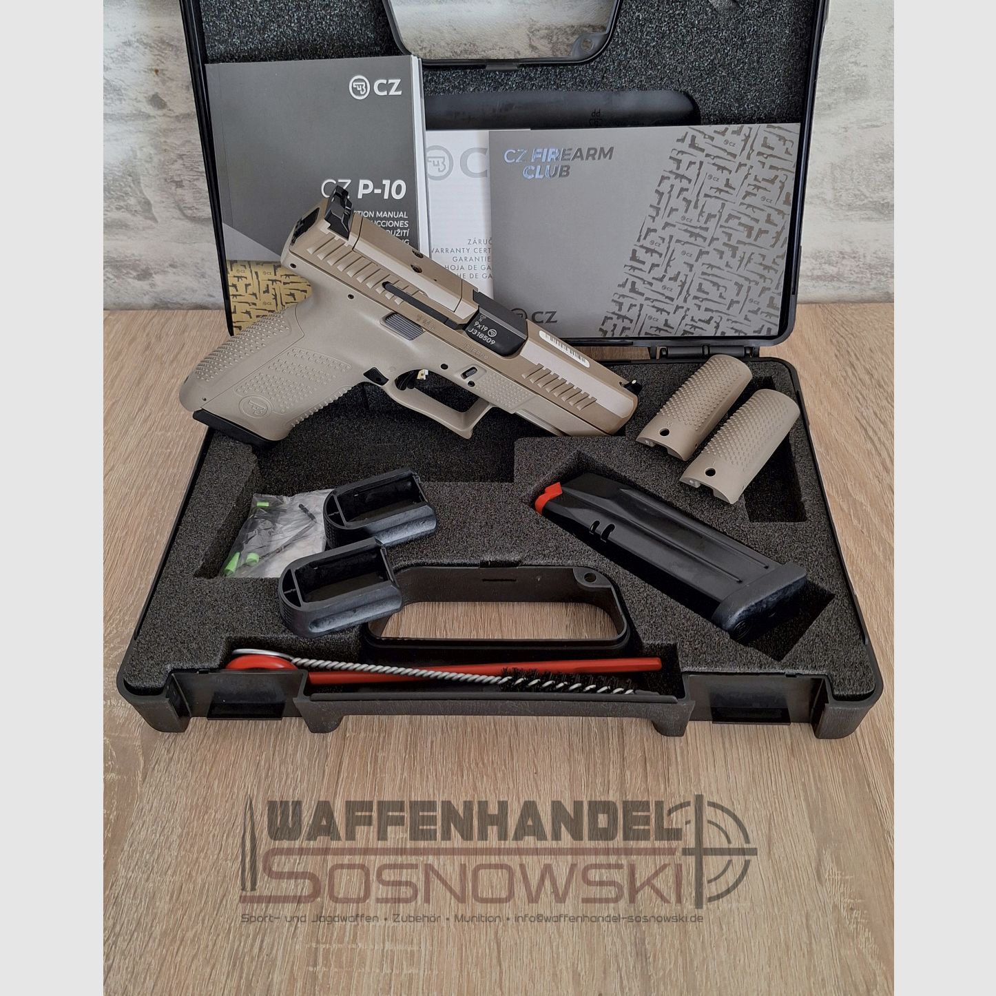 Pistole CZ P-10 C OR FDE 9mm Luger 