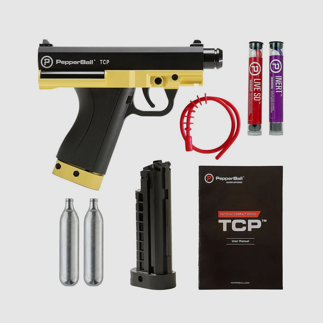 PepperBall TCP Home Defense Kit Gelb .68 RAM Waffen Set