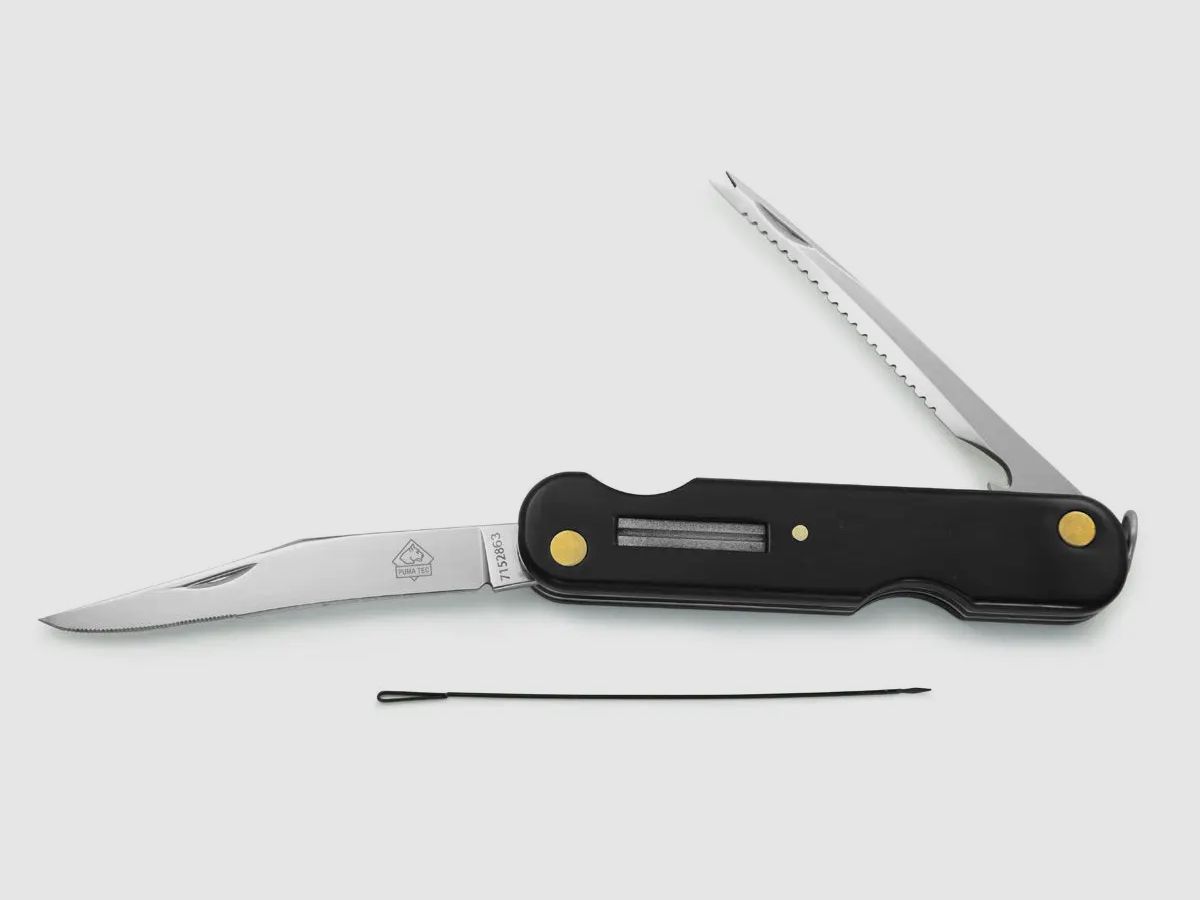 PUMA TEC Universal Anglermesser 863 | Klappmesser für Angler