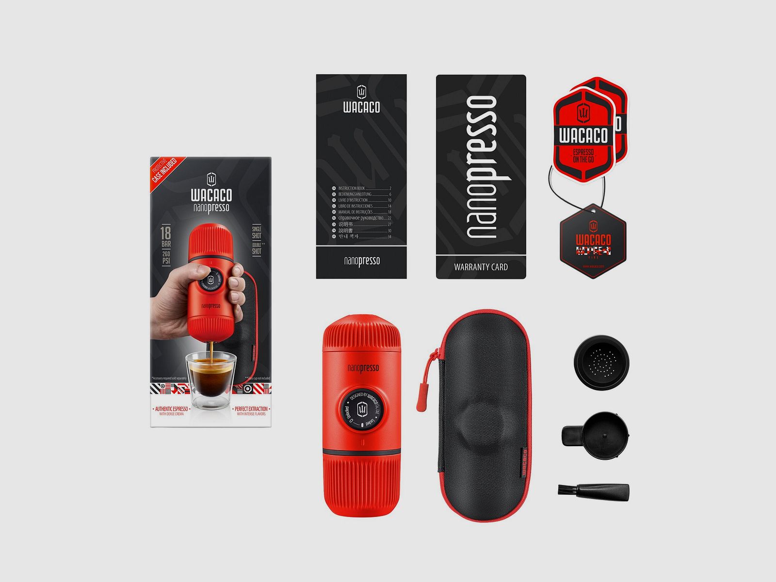 Portable Espresso Machine Nanopresso, black, image 11 of 14