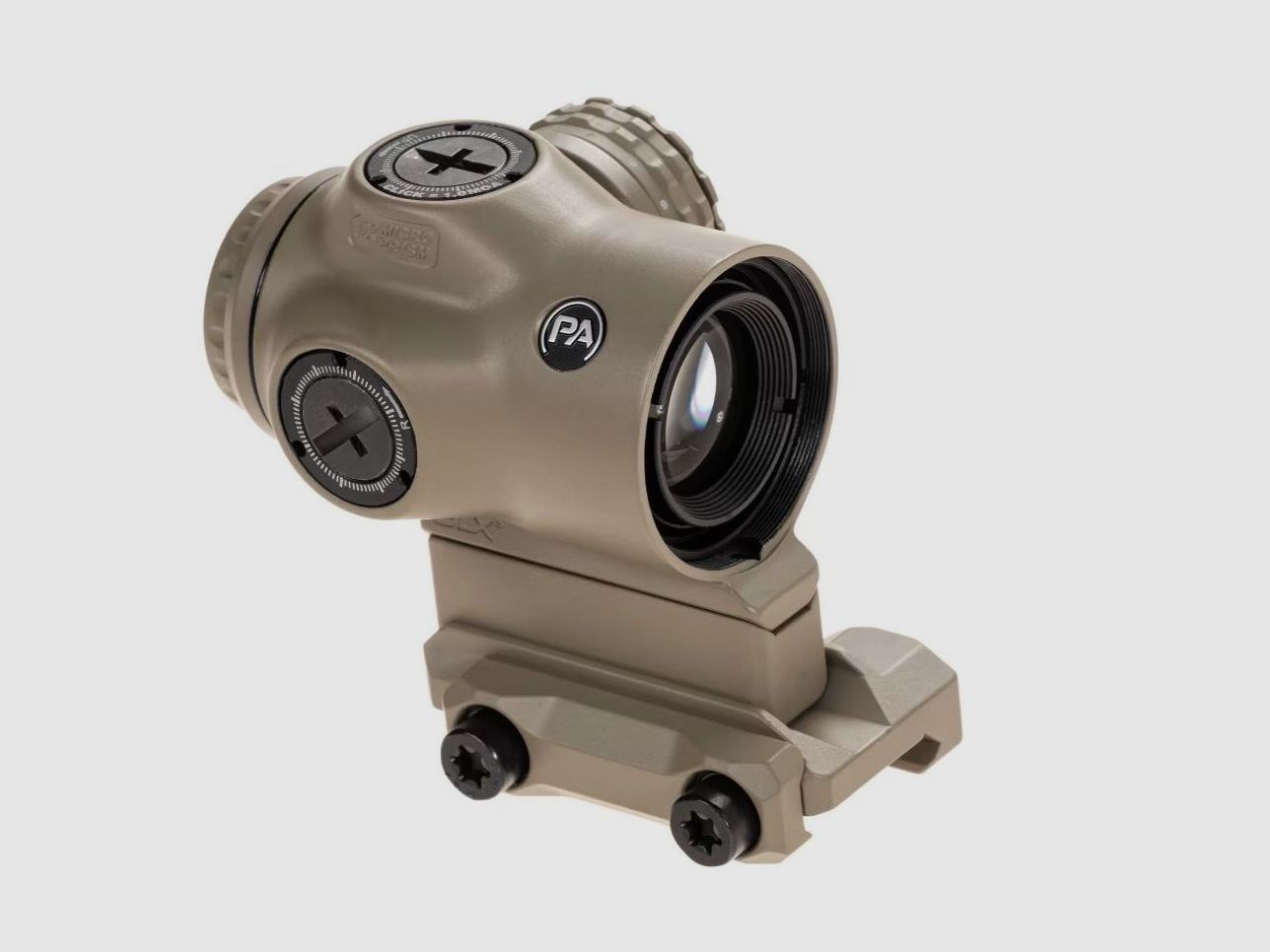 Primary Arms SLx 1X Gen2 Prism Sight, red ACSS Cyclops reticle, FDE, image 1 of 4
