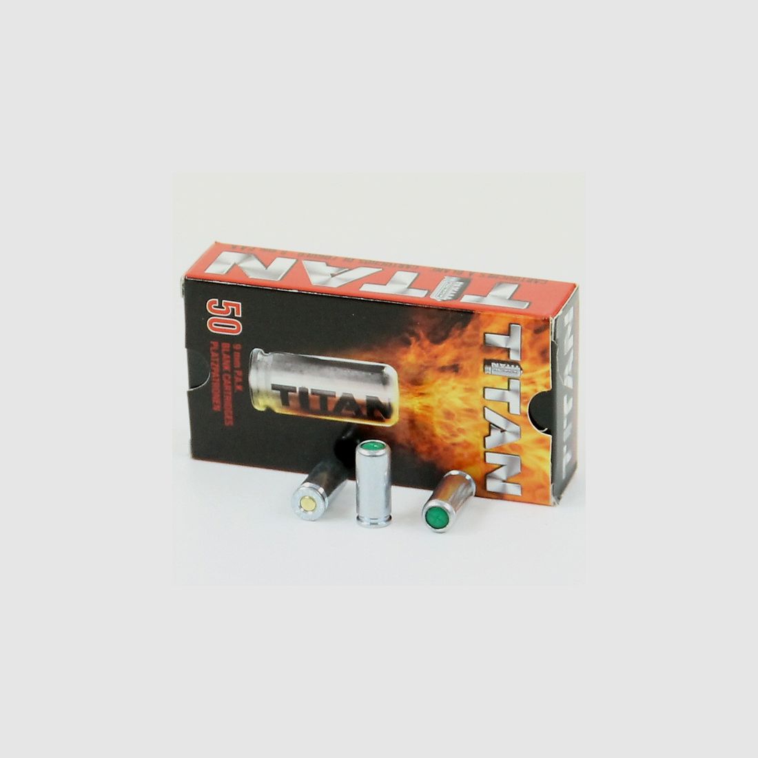 Titan 9 mm PAK Platzpatronen (x50)