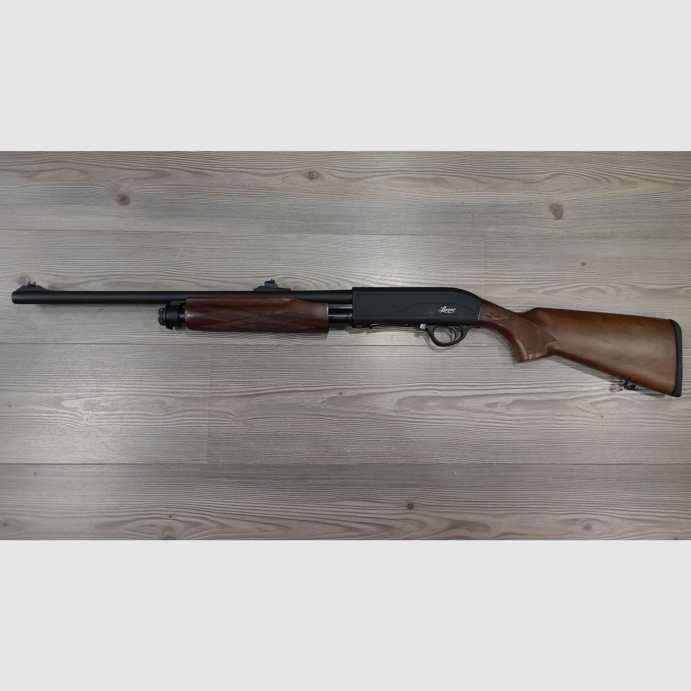 Pumpflinte Luger Kal. 12/76, Bild 2 von 14