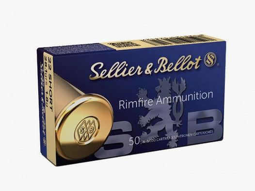 SELLIER & BELLOT .22 SHORT - 28,1G - 50 PATRONEN