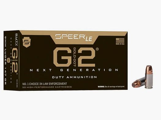 9X19 GDHP G2 FEDERAL SPEER GOLD DOT 147GR