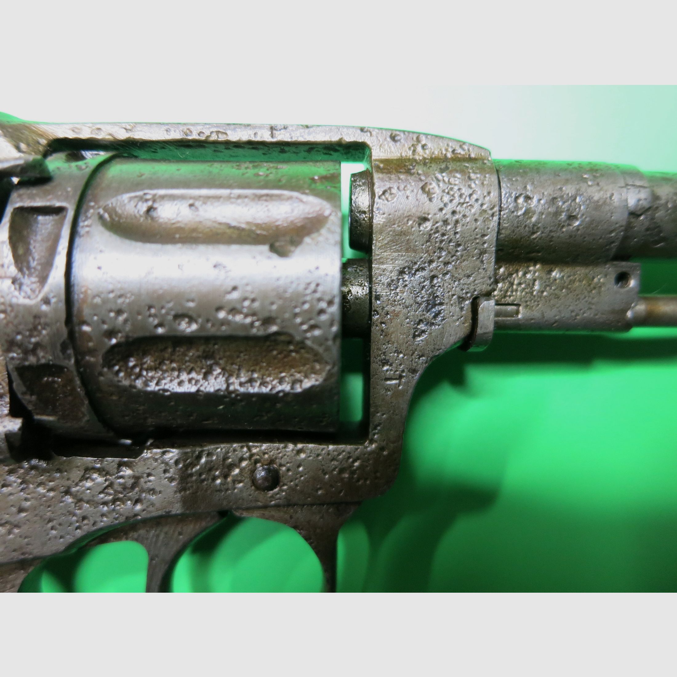 Revolver, Nagant M1895-Revolver, témoin absolu du temps, trouvé dans l'eau, 7,62 x 38 mm R #81