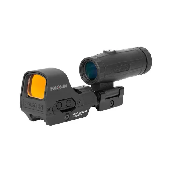 Holosun Pack Reflex 510C + Vergrößerung HM3X – Absehen: Rot, Bild 2 von 6