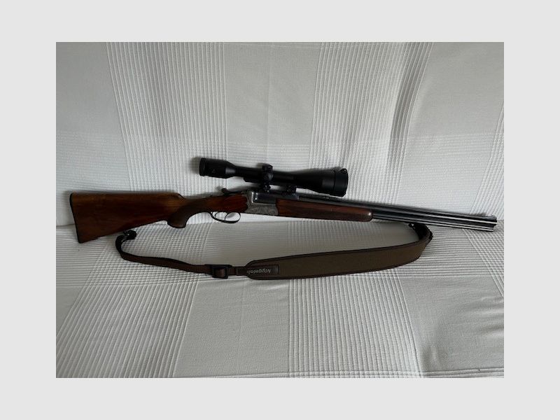Anton Sodia Ferlach - Bockbüchsflinte - inkl. ZF Karl Kahles Wien Helia C 8x50 LS - sehr gut erhalten 
