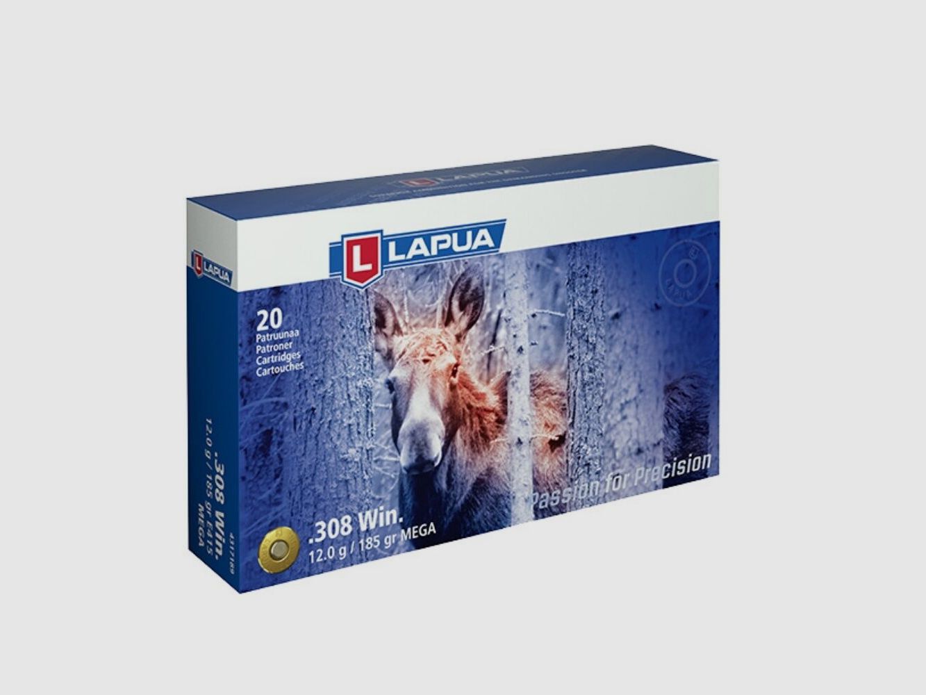 Lapua Mega SP 12g / 185gr. 20 uds .308Win