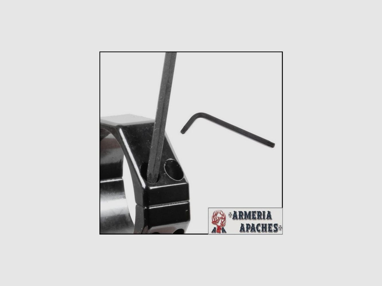 ANELLI CONTESSA ACERO GUIA WEAVER/PICATINNY D: 30 mm H:12 mm, imagen 1 de 3