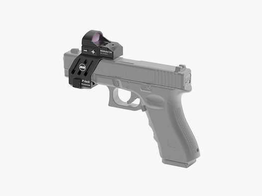 MAK P-LOCK Montage für GLOCK 17 / 19 Gen 3 / 4 mit Red Dot MAKdot SH im Set