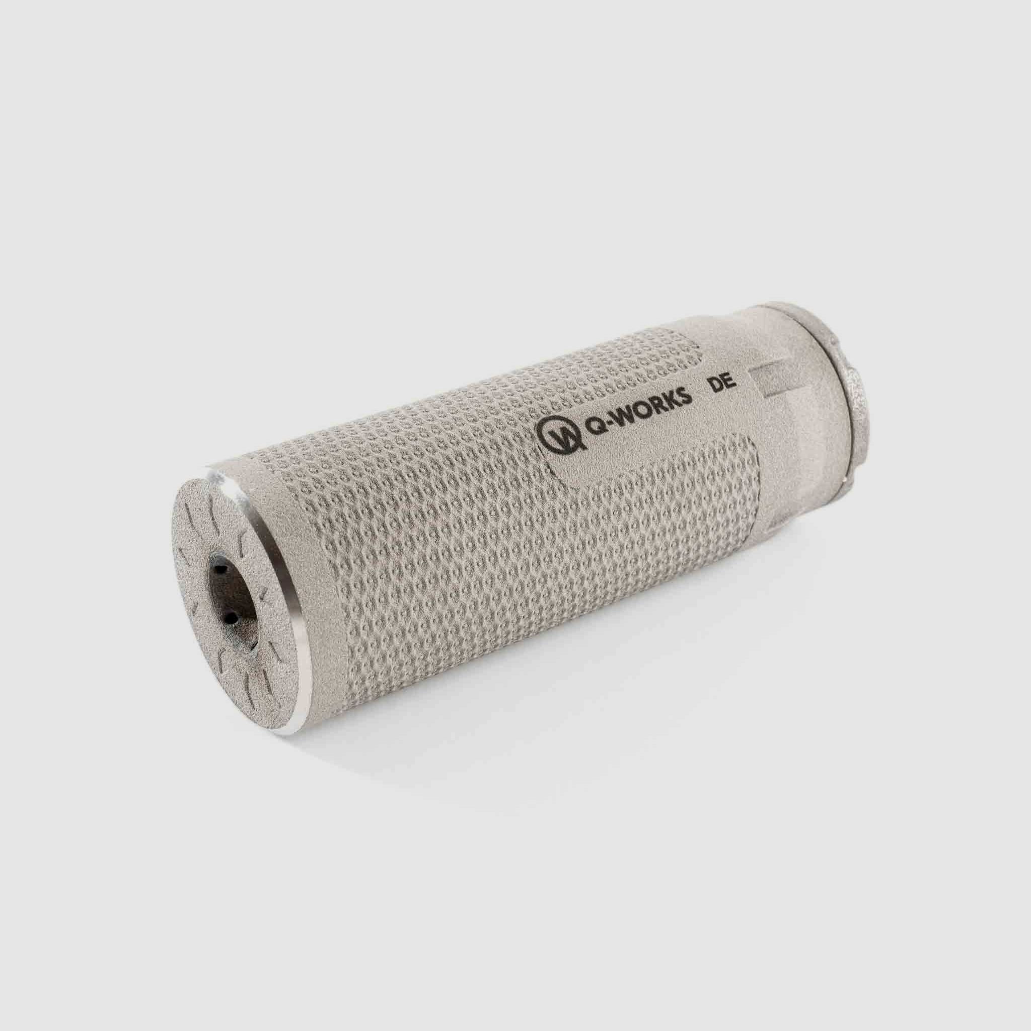 Q-WORKS Hunt Compact Schalldämpfer - Raw Titan - .30 , M14x1