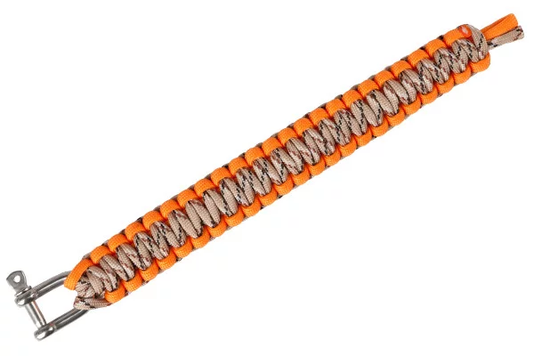 BCB paracord bracelet 9" orange, image 4 of 6