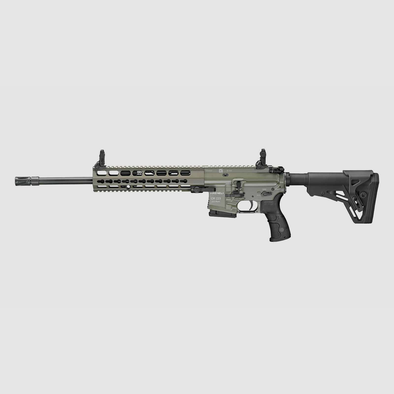 HAENEL CR223 OLIVE 16.65" FA/LA .223 Rem olive special model *including shipping!* RRP: €3,250