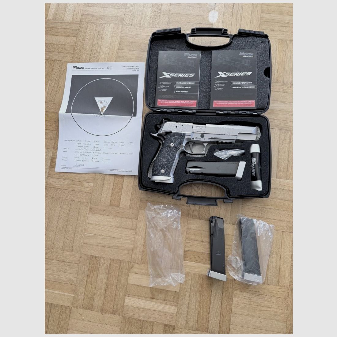 SIG Sauer P226 X-Six Supermatch, 9mm Para, Eckernförde 