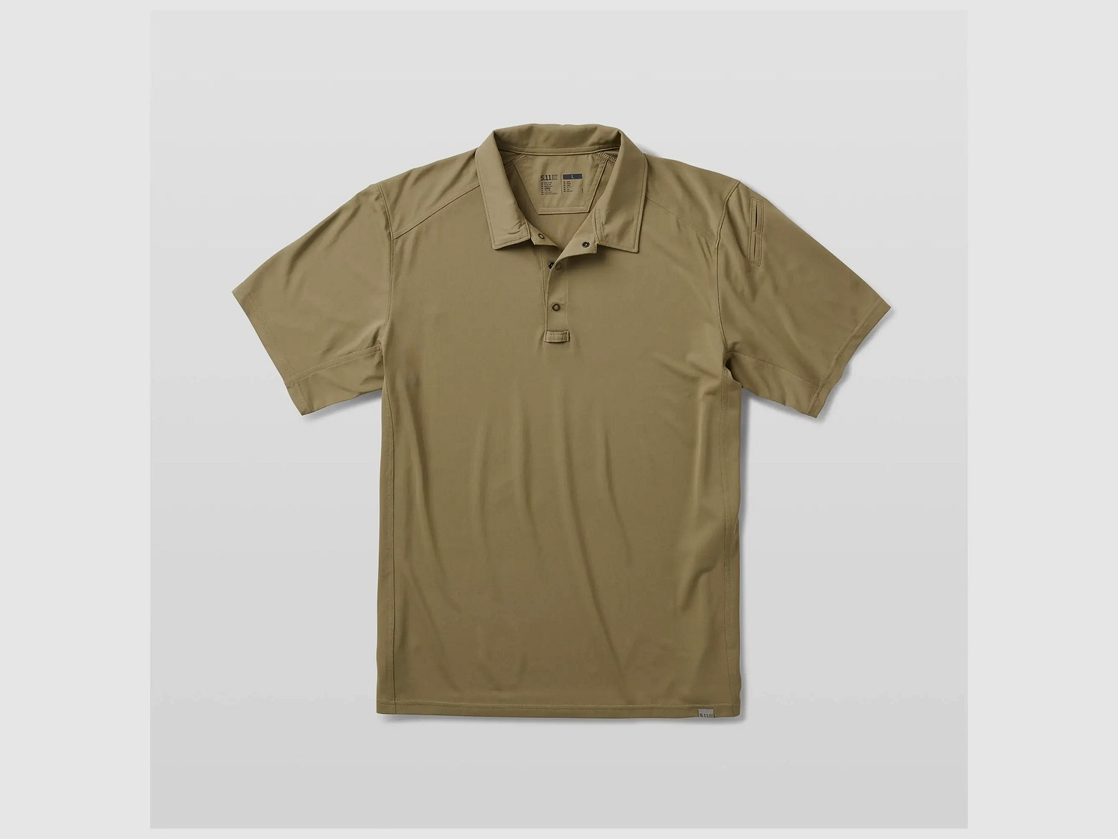 5.11 Tactical Poloshirt Paramount Crest - Covert Green / 3XL