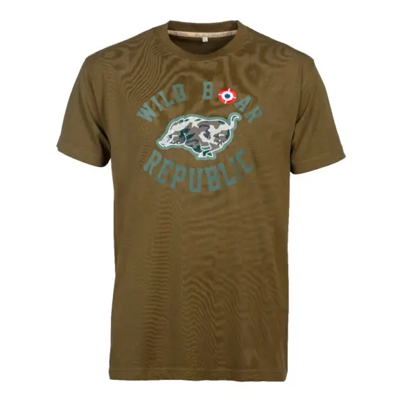 T-Shirt Percussion Wild Boar Republic Kaki