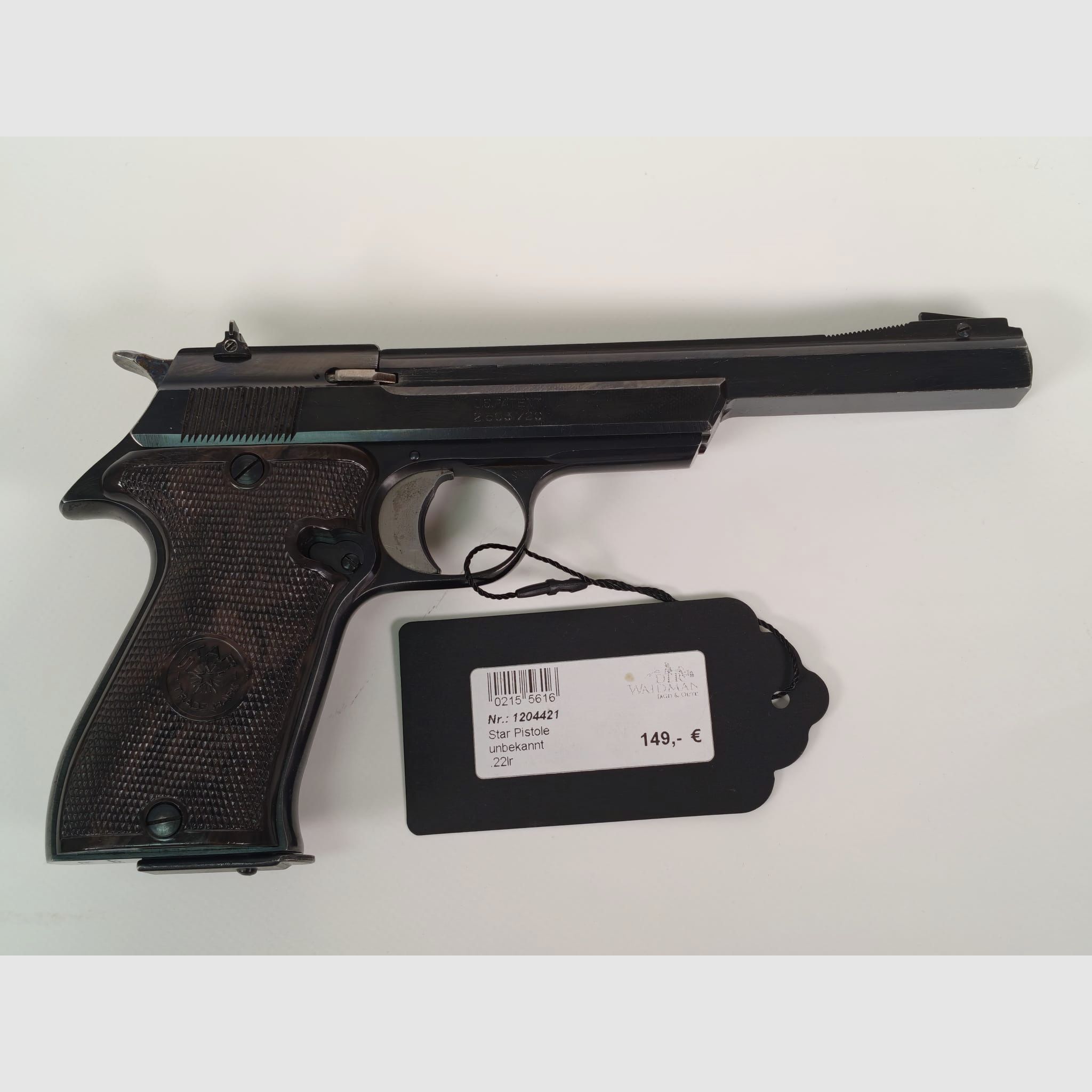 Star .22 lr Pistole mit 15 cm Lauf