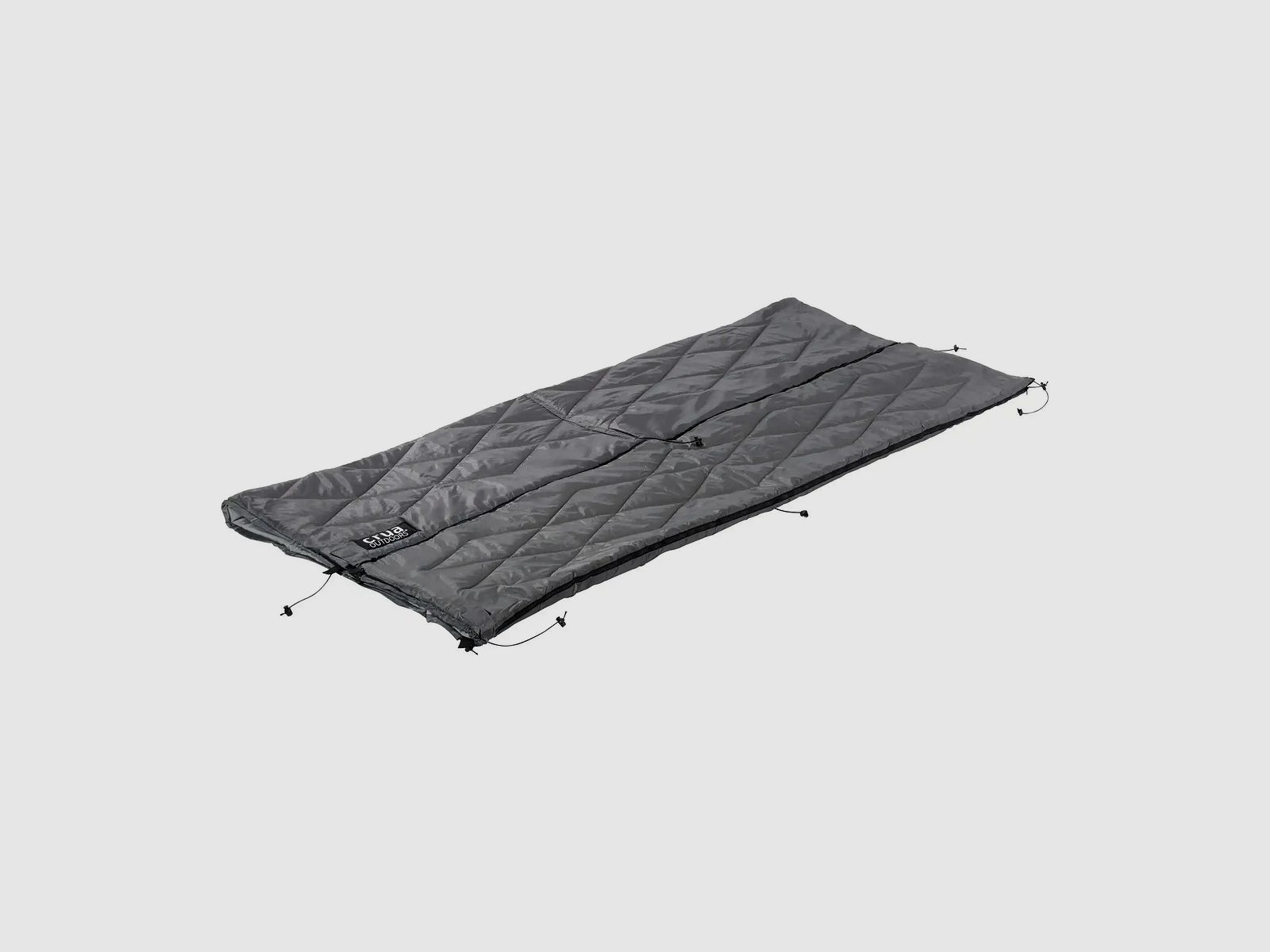 Crua Outdoors Crua Outdoors Koc Crua Deluxe Quilt szary