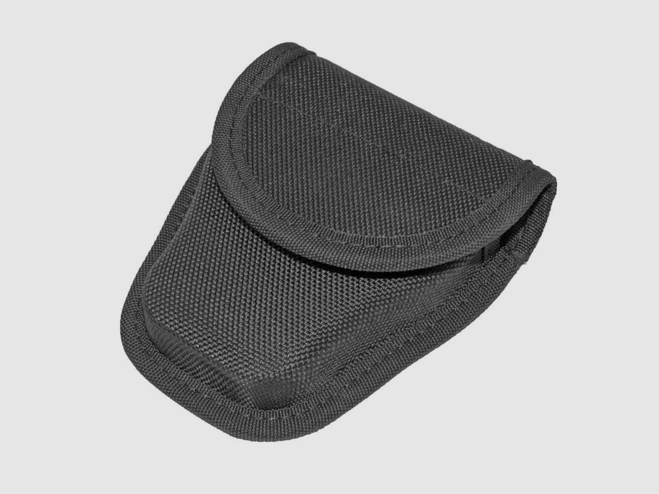 Handcuff pouch for belt strap