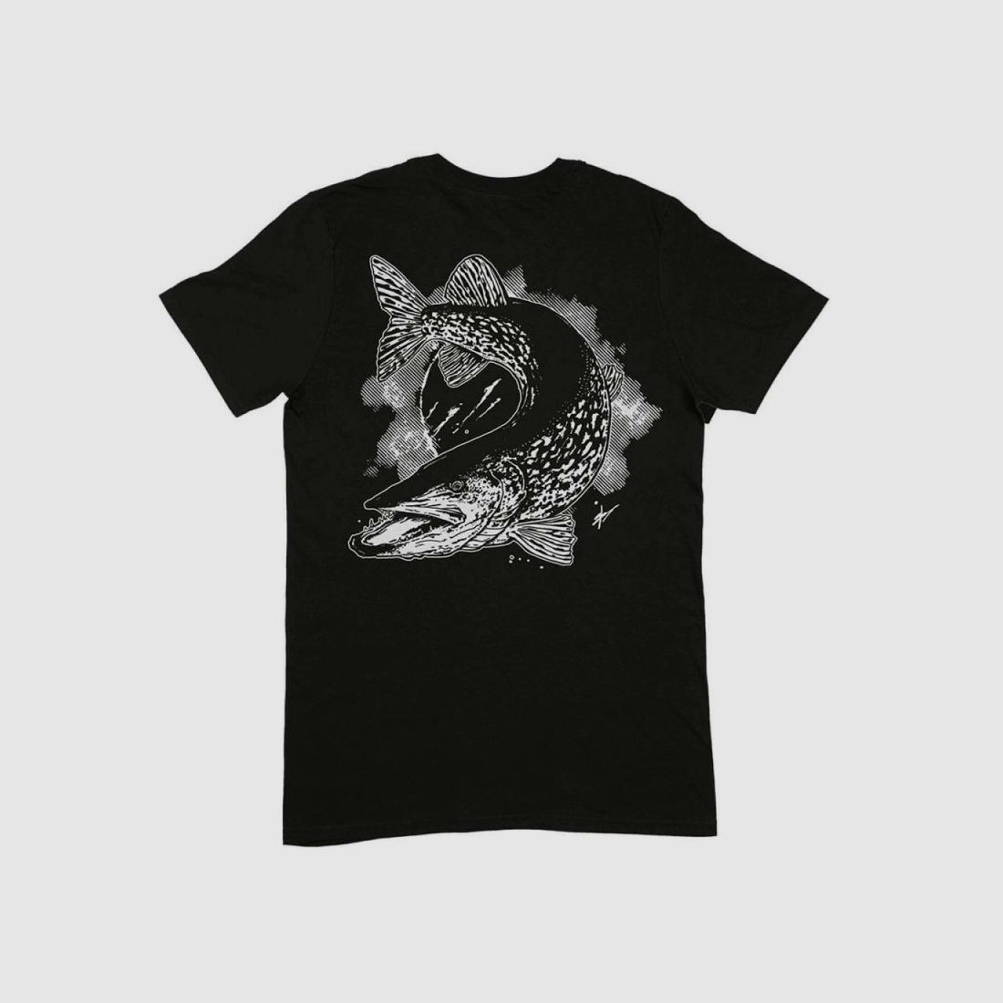 T-Shirt YUKI PIKE Schwarz, Bild 2 von 2