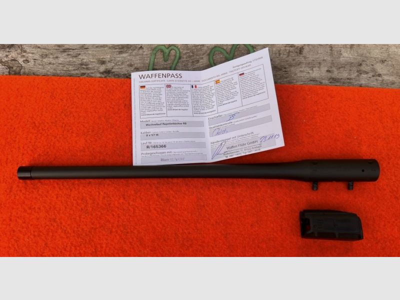 Lufa Blaser R8 kal. 8x57JS 47cm LL M15x1 gwint powłoka Cerakote od Roedale, zdjęcie 2 z 2