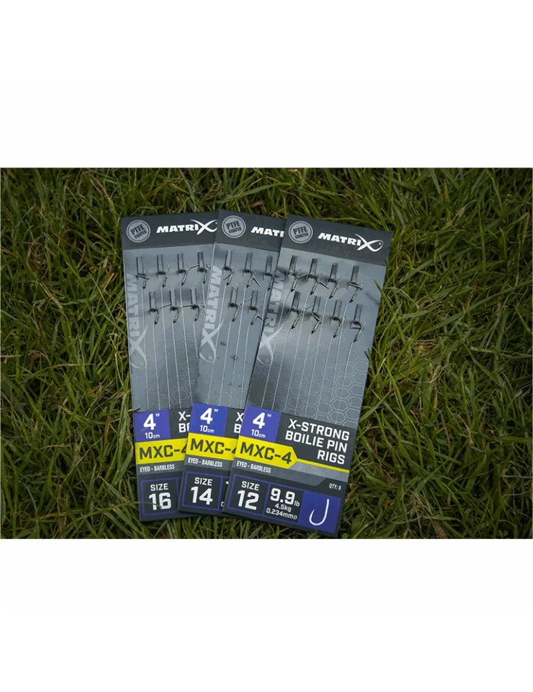 Bas de ligne MXC-4 X-strong Boilie-Pin-Rigs 10cm Matrix, Bild 5 von 6