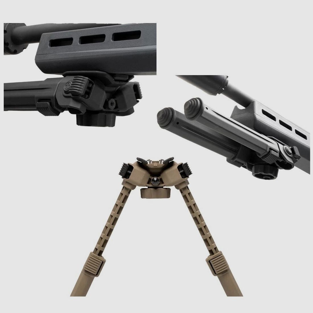 MOE bipod zwart, afbeelding 6 van 6