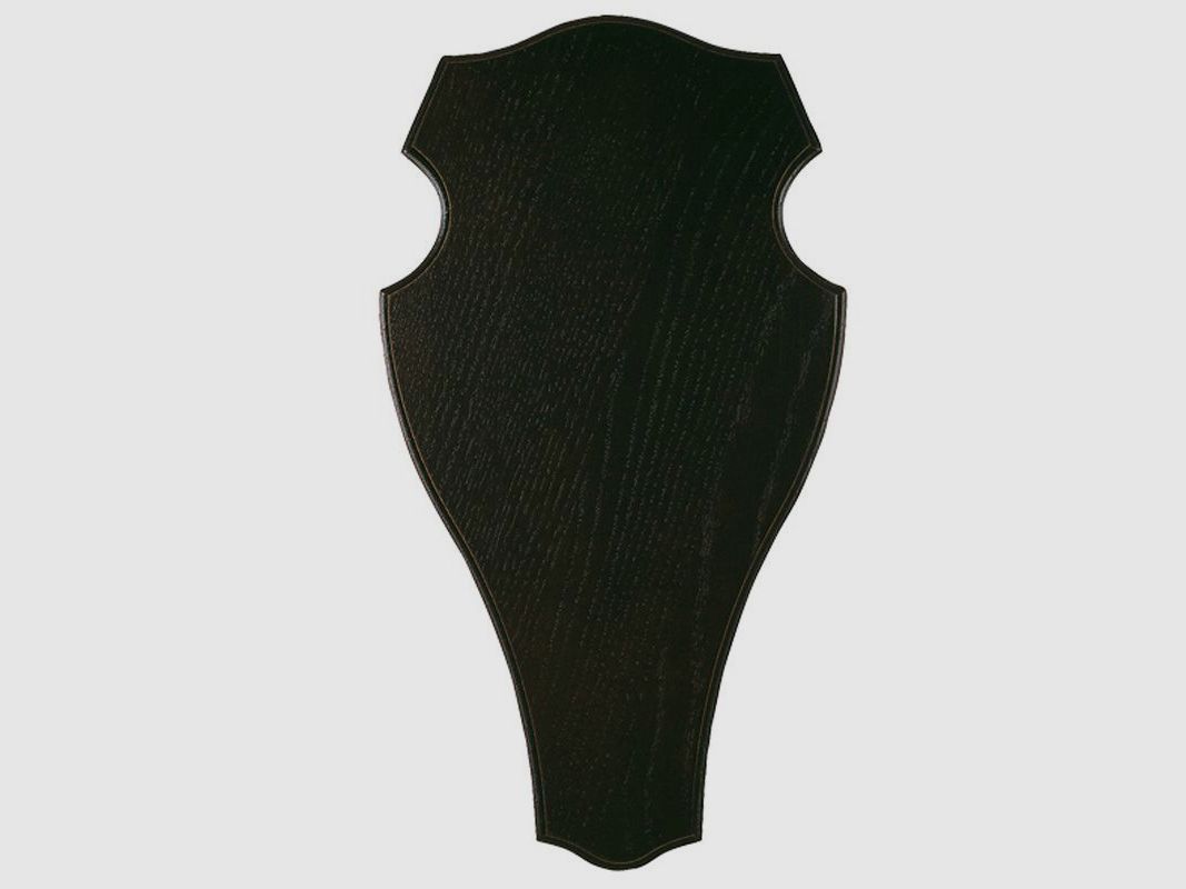 Geweihschild Eiche dunkel | 29x17cm, Bild 2 von 2