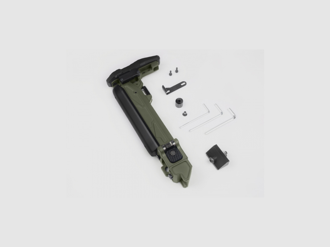 KPYK verstellbarer klappbarer Hinterschaft für AK CRC 9033 OD Green