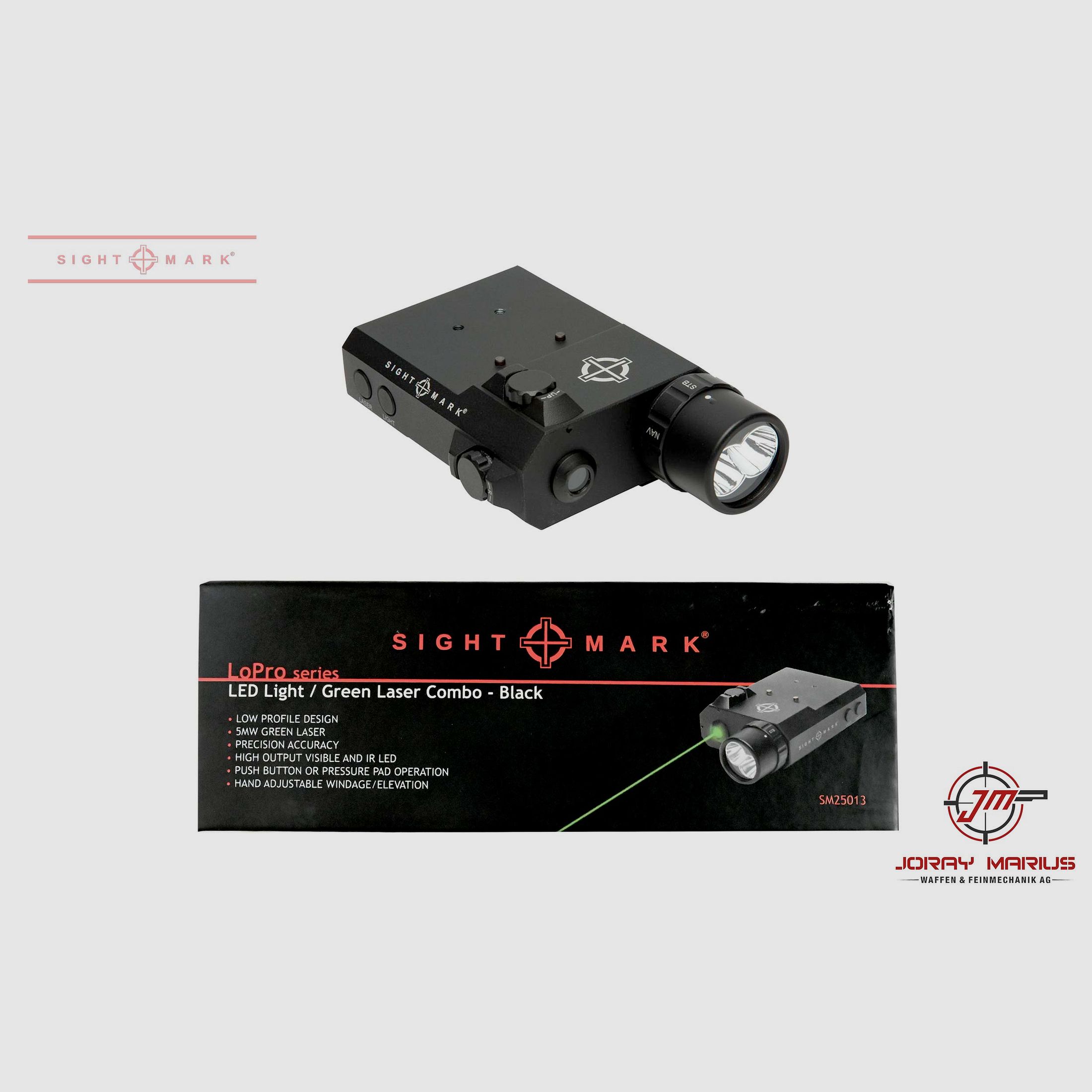 Sightmark LoPro Combo LED Lichtmodul & Grüner Laser