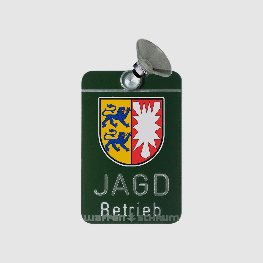 AKAH Autoschild - Jagdbetrieb Schleswig-Holstein Aluminium