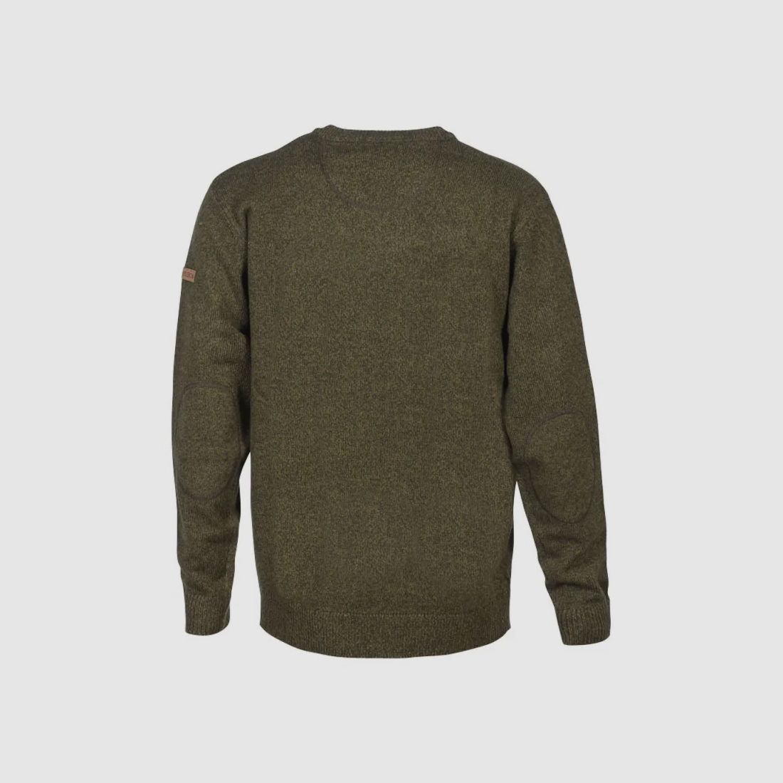 Pull col V kaki 70% acrylique 30% laine - Maille douce mixte, image 4 sur 6