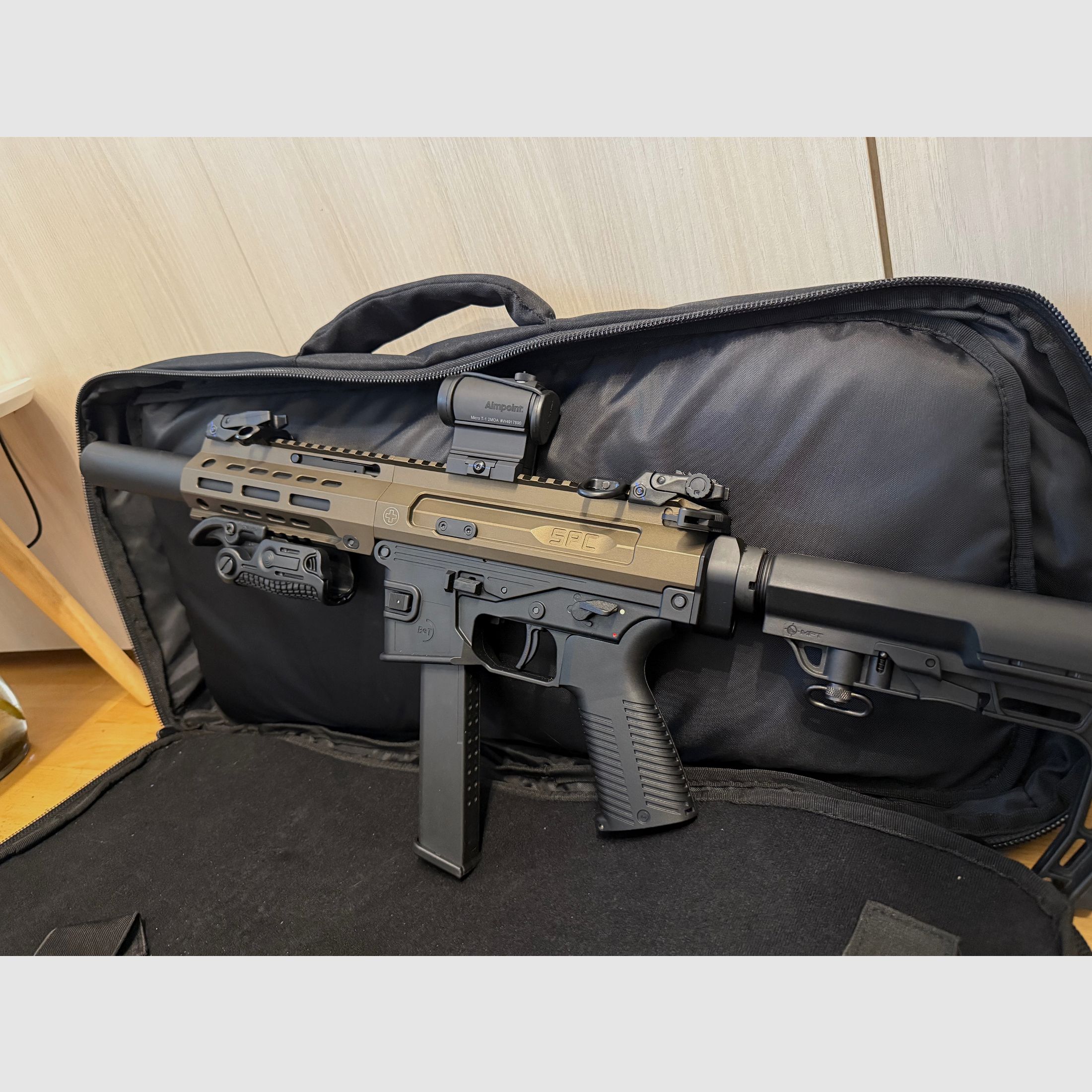 B&T SPC9 Pro SD - Farbe Bronze (Mitternachtsbronze) - Ultra selten, quasi neu!