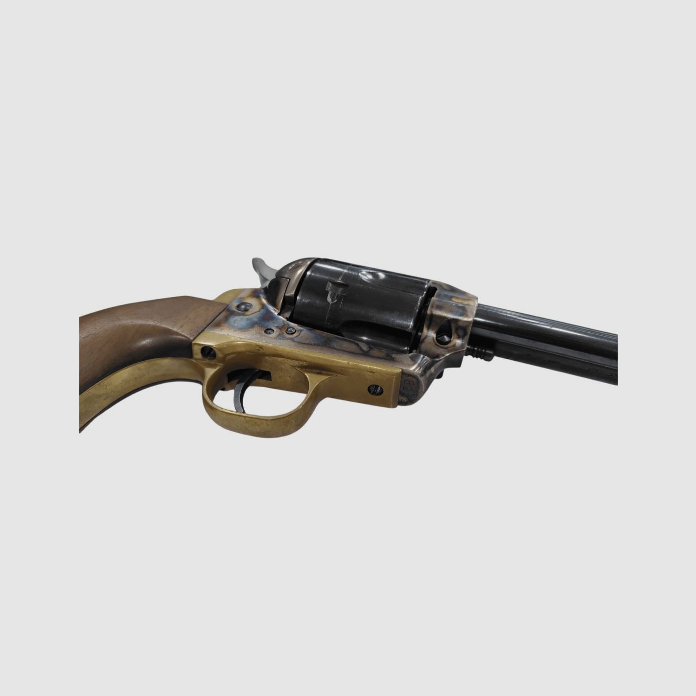 Uberti Revolver 1873 Cattleman II Brass Kal. 44 Remington Magnum Lauf 6" brüniert, Bild 4 von 6