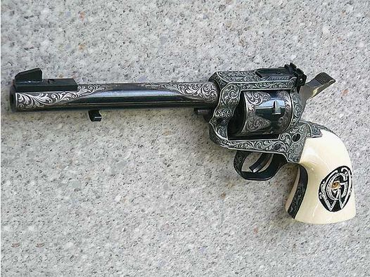 A pair of revolvers Cuno Melcher ME6, caliber 6 mm Flobert