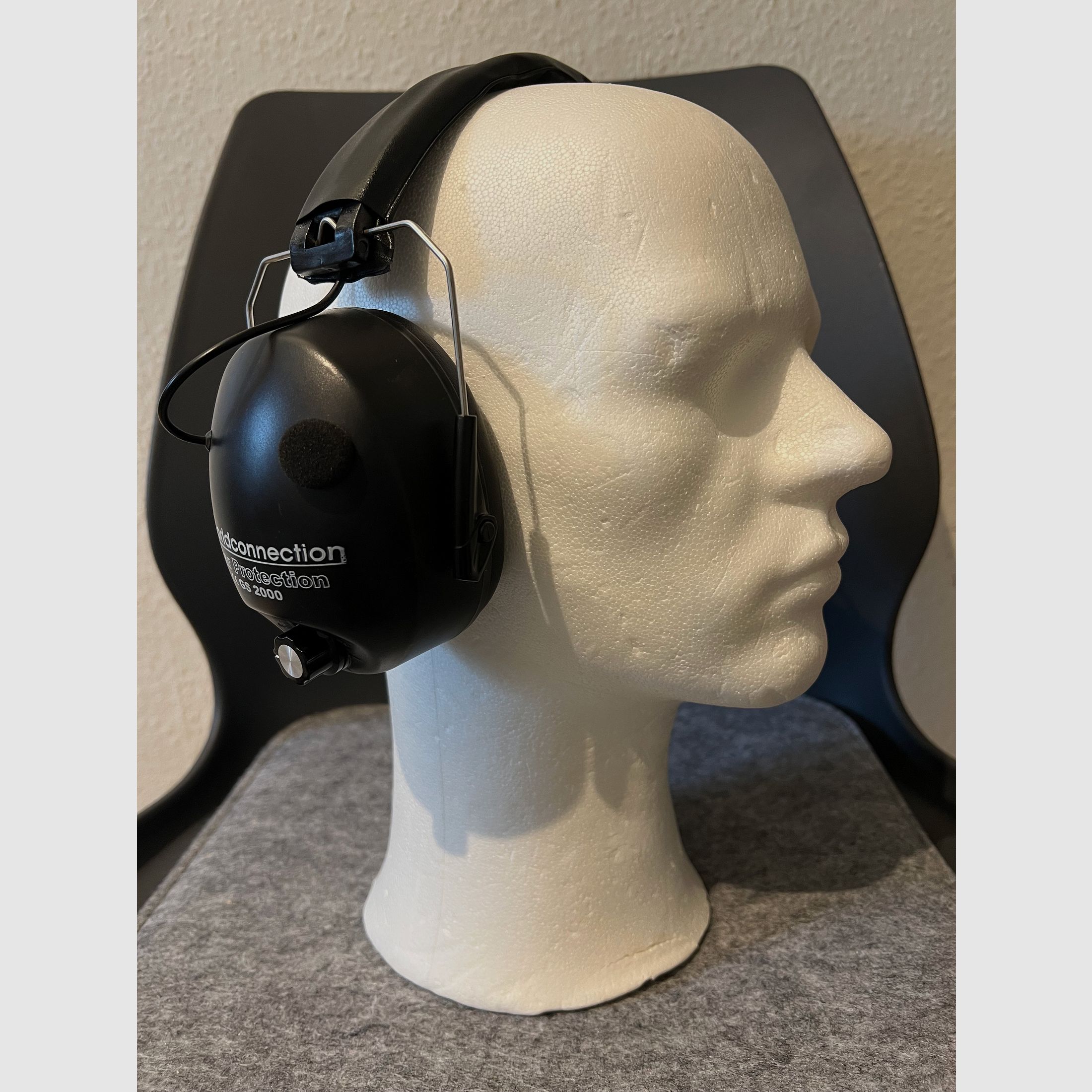 Elektronische gehoorbeschermers Worldconnection GS 2000 zwart