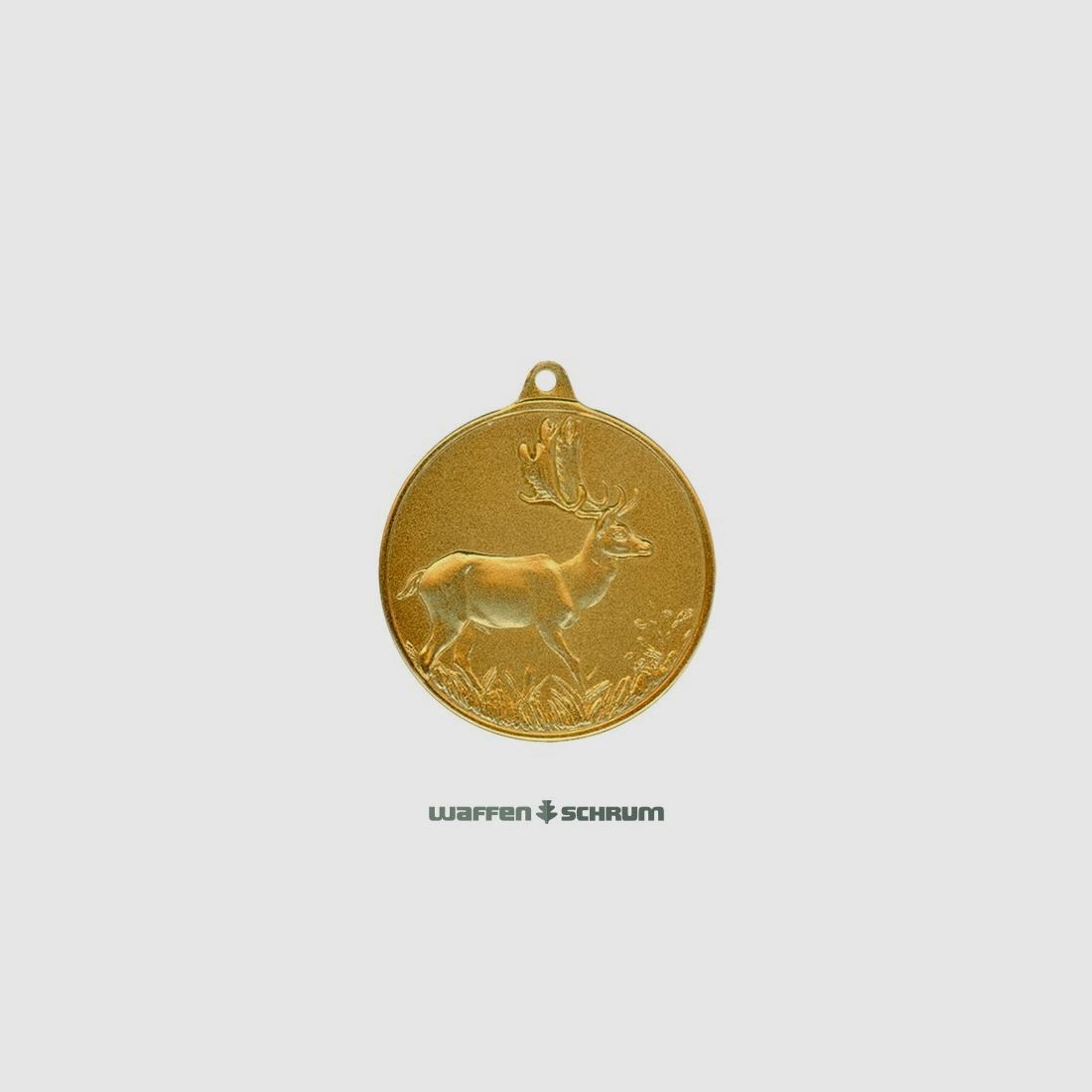 Steinhauer&Lück Jagdmedaille Damhirsch 40 mm vergoldet