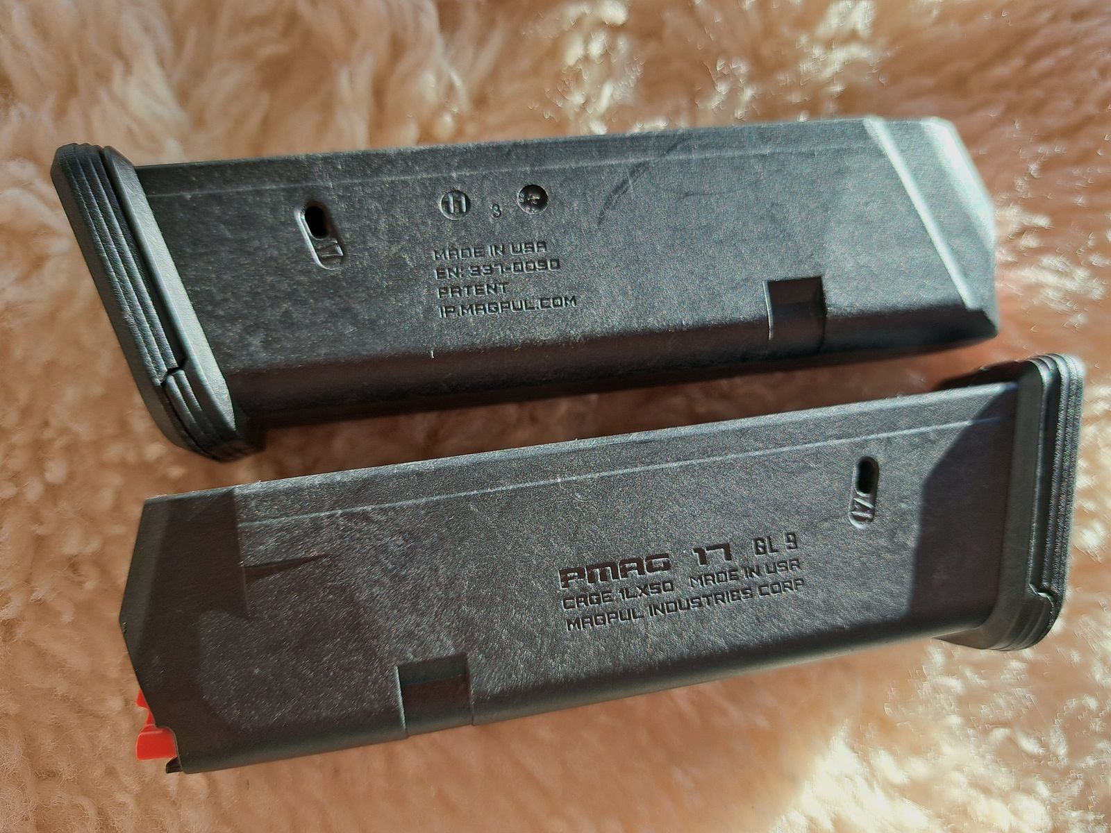 2 neuwertige MAGPUL MAG546-BLK PMAG 17 GL9  Glock 17 Magazine