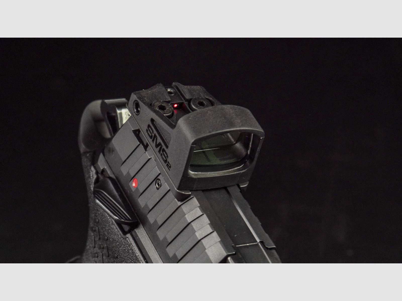 SHIELD Mini Sight 2.0 (SMS2) Celownik Czerwony – 4 MOA – Matowy Czarny