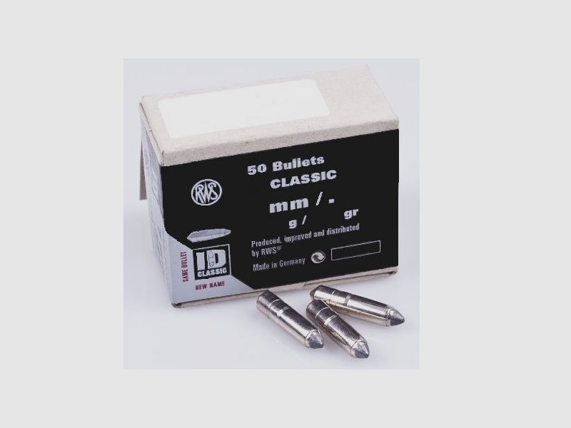 RWS CONF. 50 PALLE CAL. 30 UNI CLASSIC 200GR