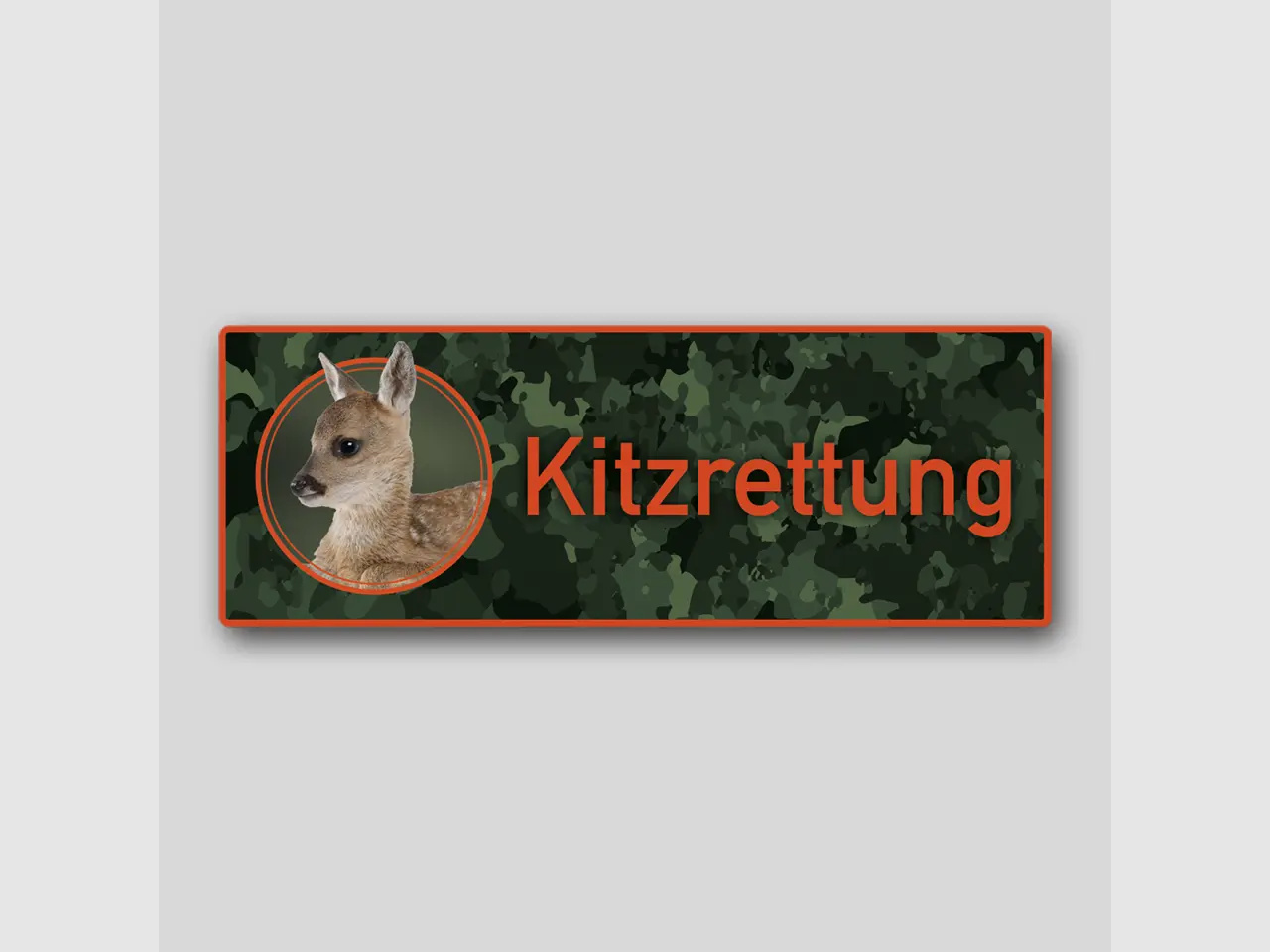 Wilde Hilde Magnetschild Kitzrettung