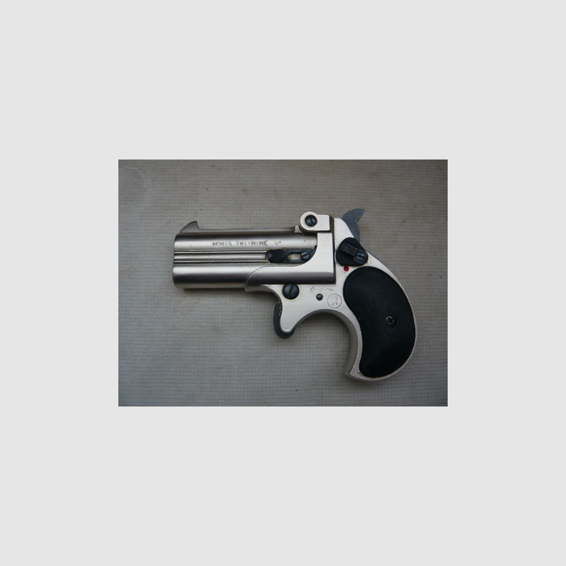 Derringer NORIS Twinny verchroomd met geschroefd loop PTB276